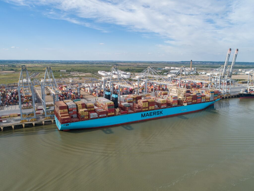 Shipping container via sea freight by Milky Way Logistics