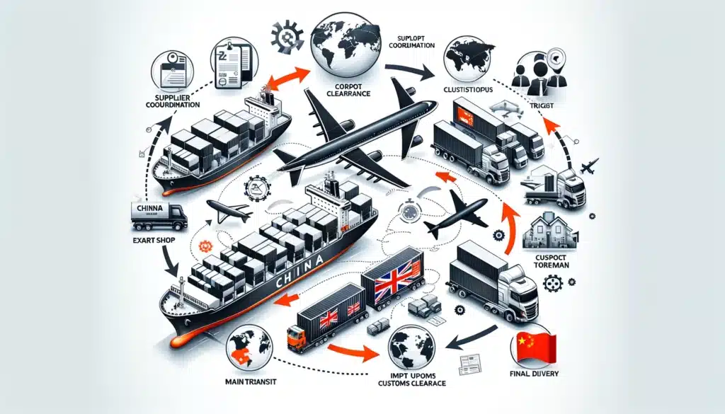 Shipping from China to UK Sea Freight Airfreight LCL FCL Rail Freight