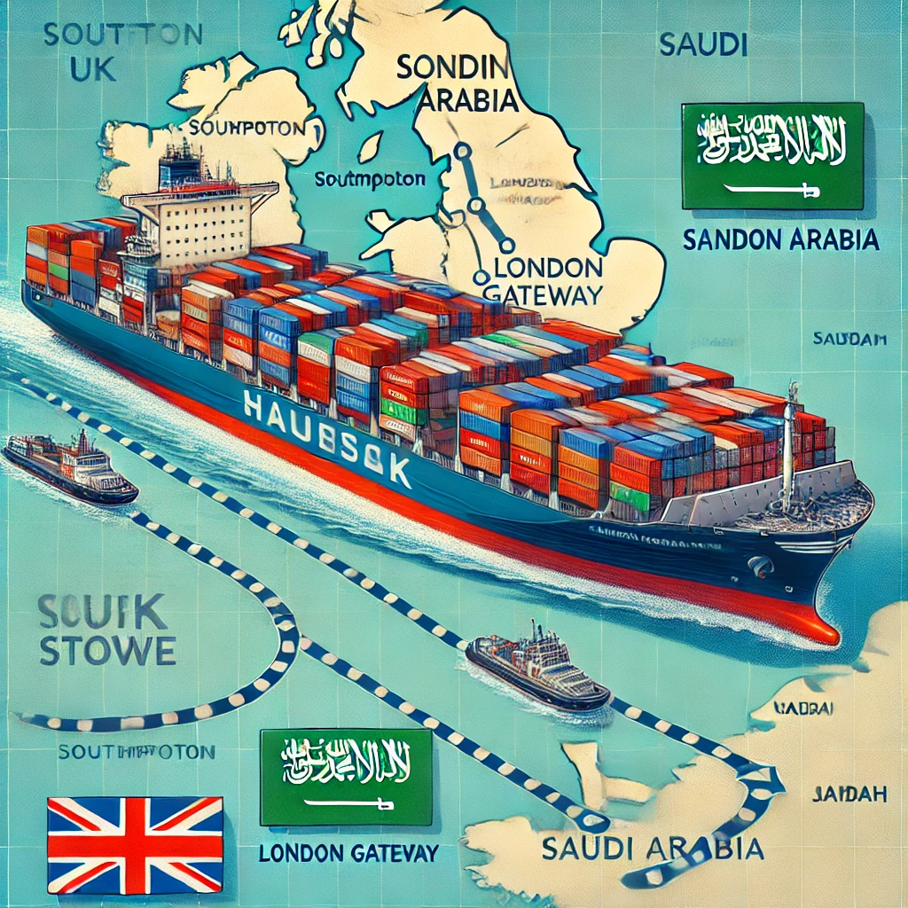 Container Freight from UK to Saudi Arabia