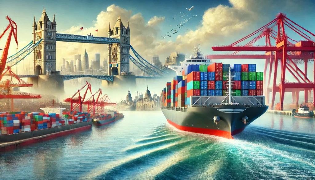 Export from the UK to China