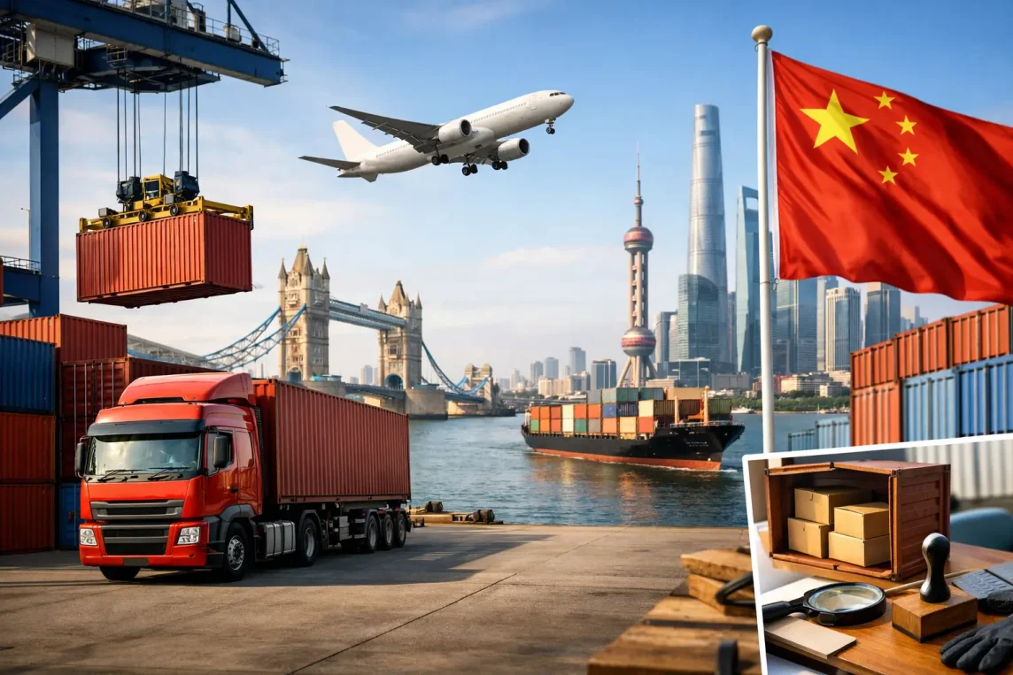 Export From UK to China: Freight and Customs