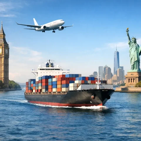 Shipping From UK to USA: Costs, Customs and Routes